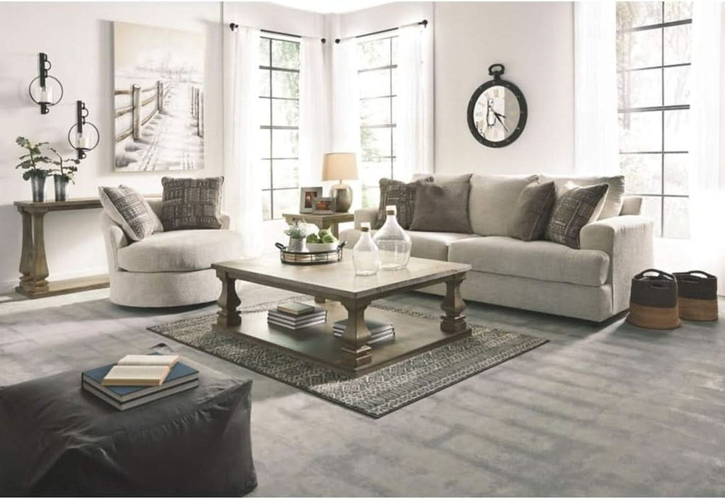 Soletren Premium Chenille Queen Sofa Sleeper White ShipItFurniture
