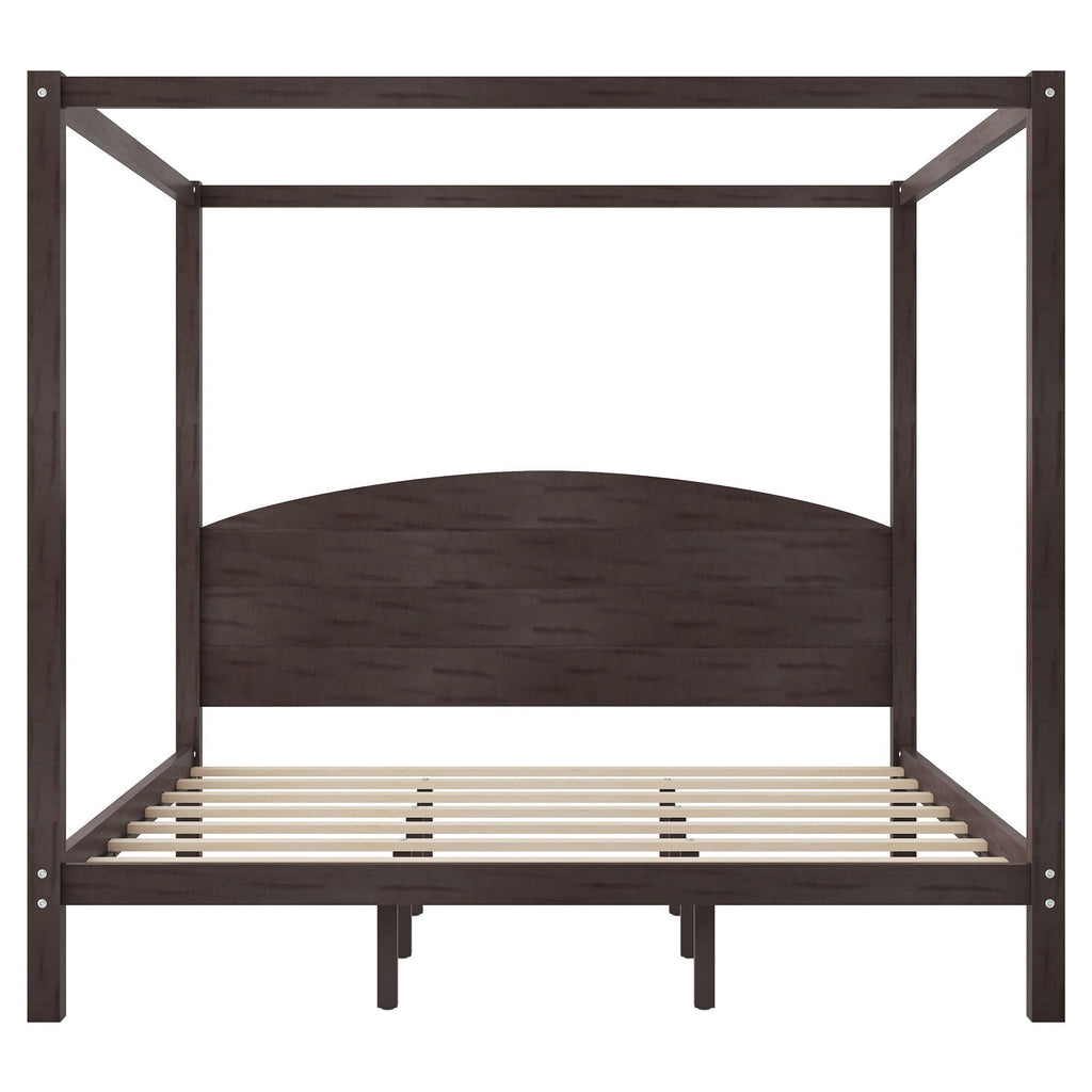 anopy Platform Bed With Headboard And Support Legs Unique Piece Furniture