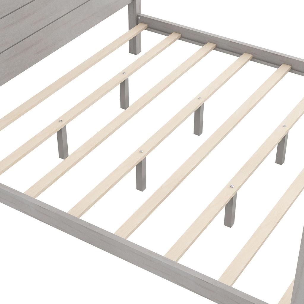 anopy Platform Bed With Headboard And Support Legs Unique Piece Furniture