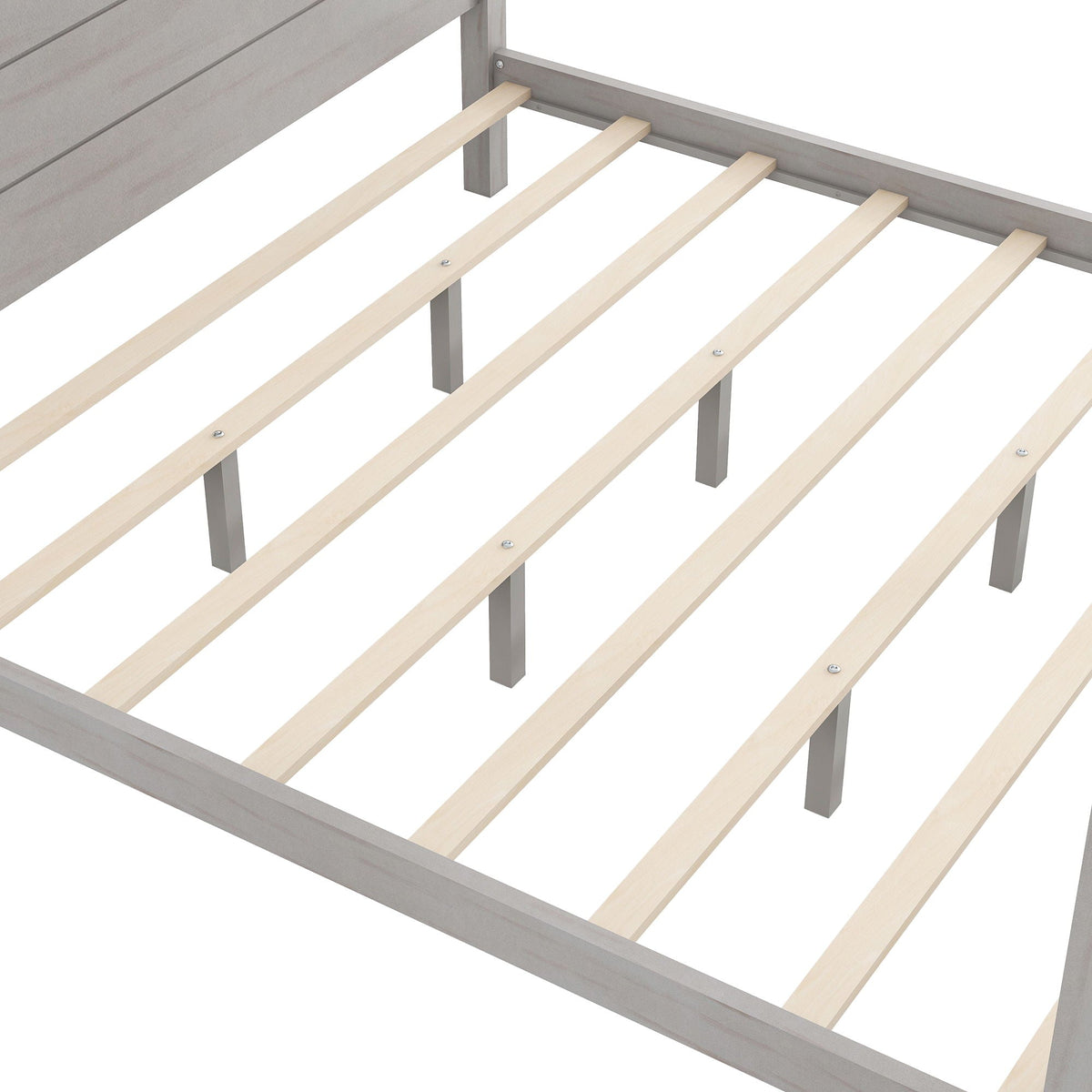 anopy Platform Bed With Headboard And Support Legs Unique Piece Furniture