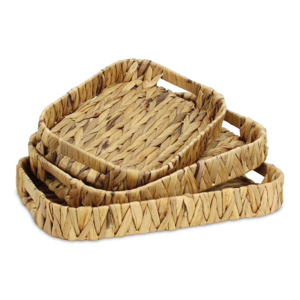 Laelia Hyacinth Woven Curved Baskets (3 Piece Set) Shop Fête