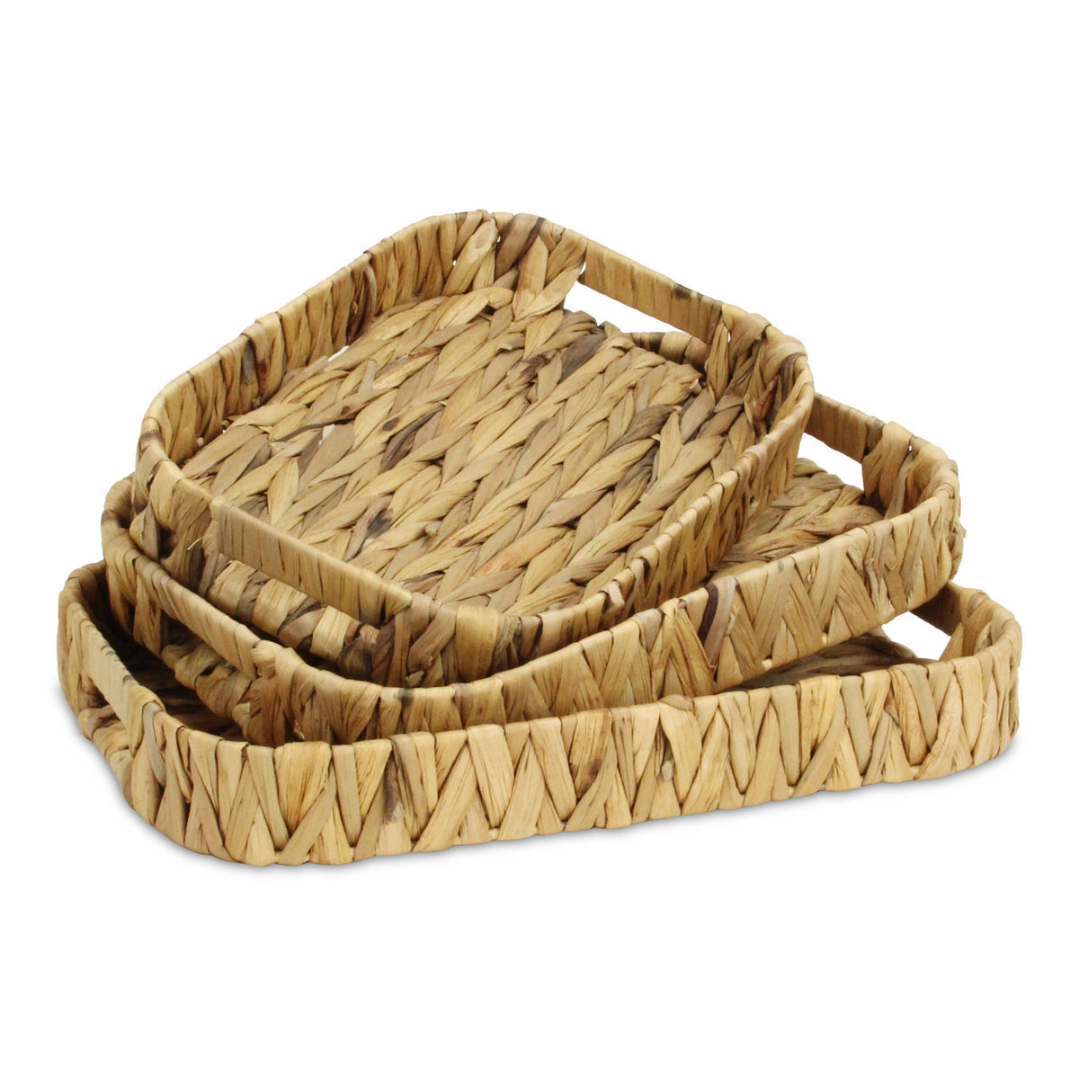 Laelia Hyacinth Woven Curved Baskets (3 Piece Set) Shop Fête