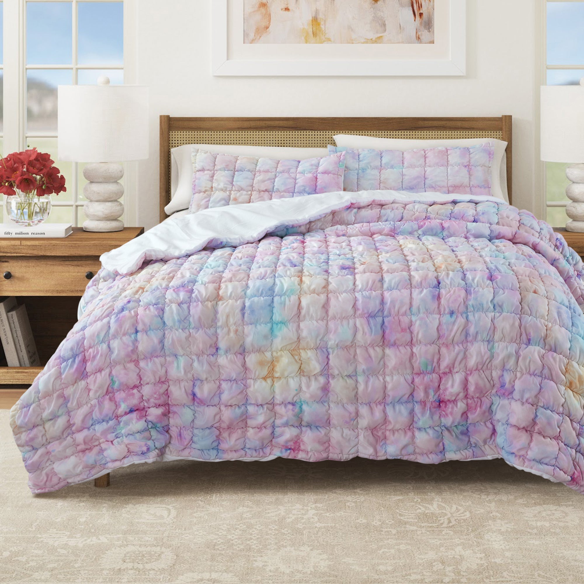 Puff Marshmallow Texture Quilt Set - Marshmallow Collection Great Bay Home