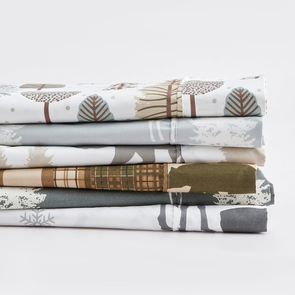Lodge Printed Sheet Set - Mountain Ridge Collection Great Bay Home