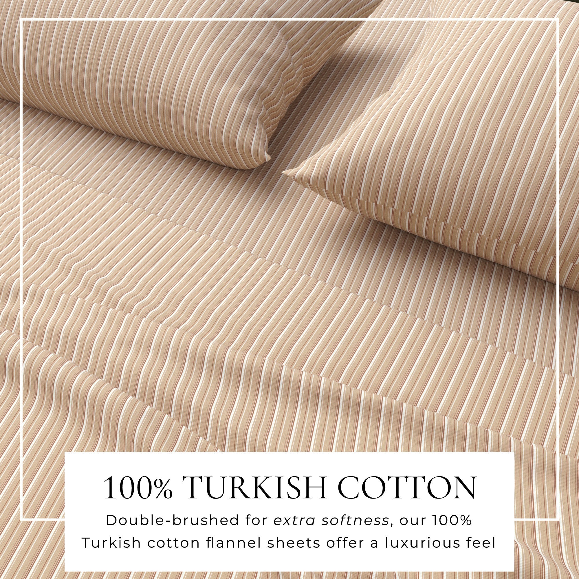 Turkish Cotton Flannel Sheet Set - Plaid & Stripe Collection Great Bay Home