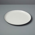 Alto 14" Round Platter, Graphite Tea + Linen