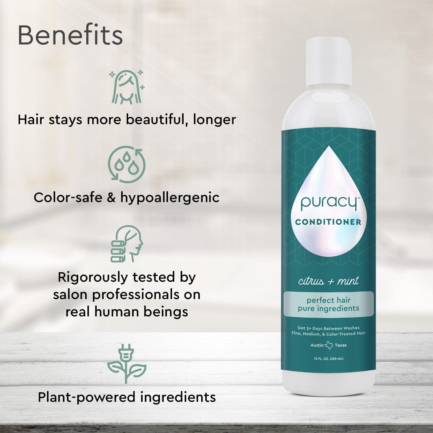 Conditioner (Silicone/Dimethicone/Sulfate Free) Puracy