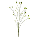 Artificial Faux Plant Green Leaf Rattan Stem 37" Tall