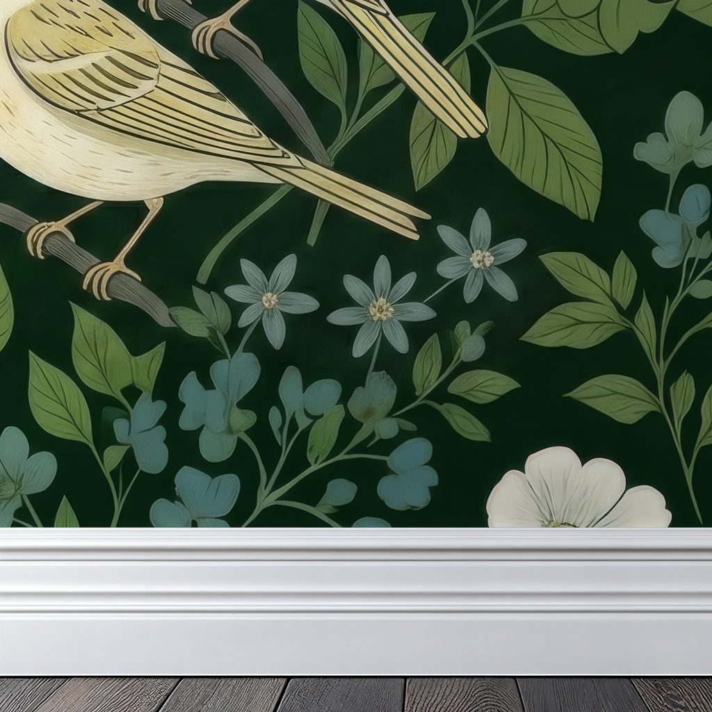 Aviary Wallpaper WALL BLUSH