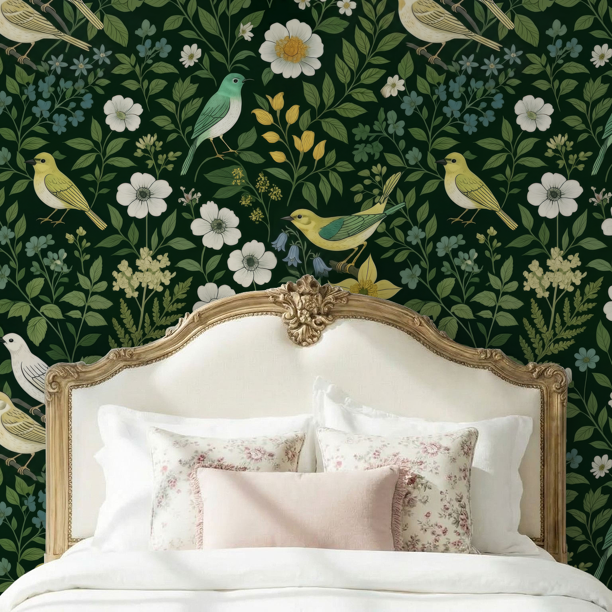 Aviary Wallpaper WALL BLUSH