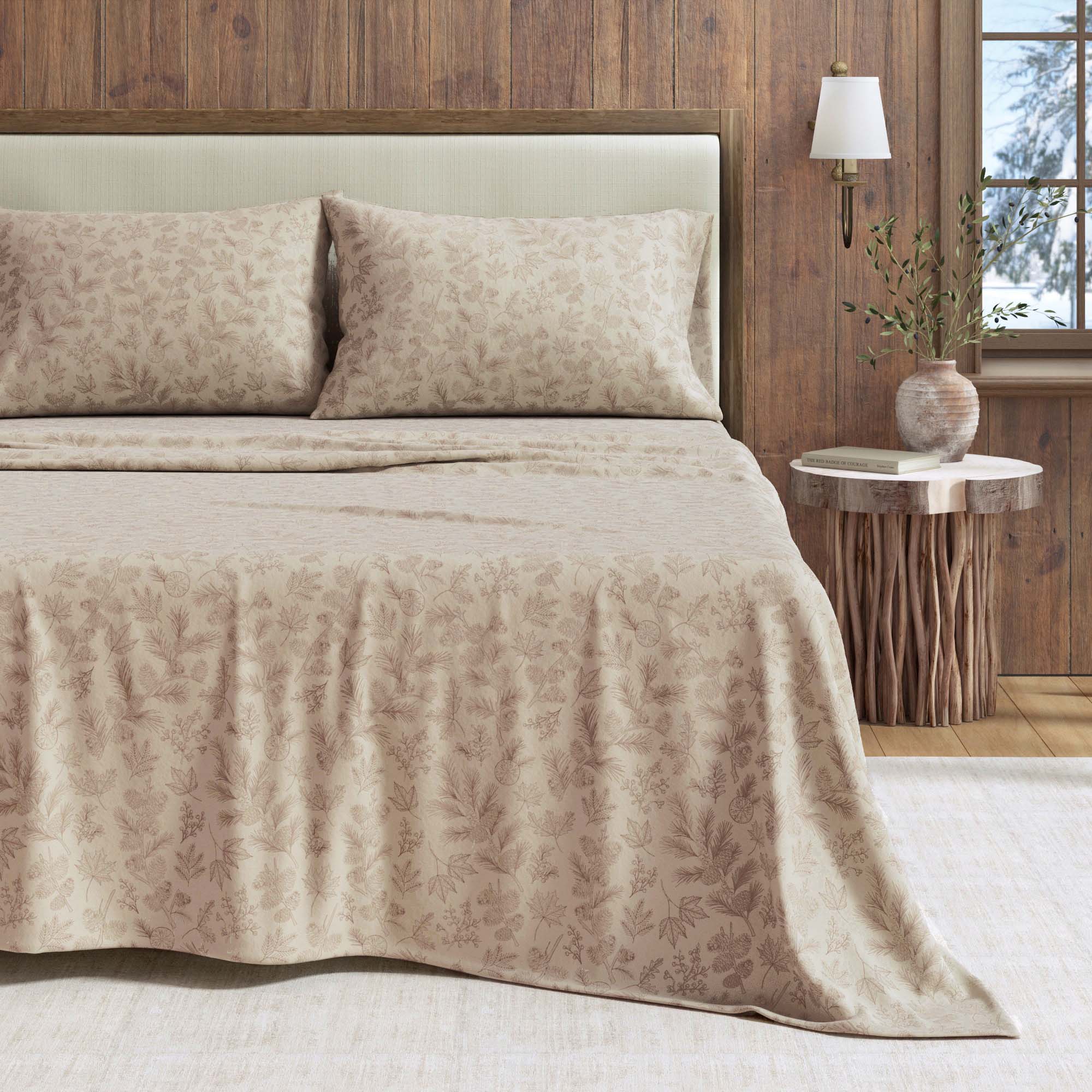 Turkish Cotton Flannel Sheet Set - Elevated Lodge Collection Great Bay Home