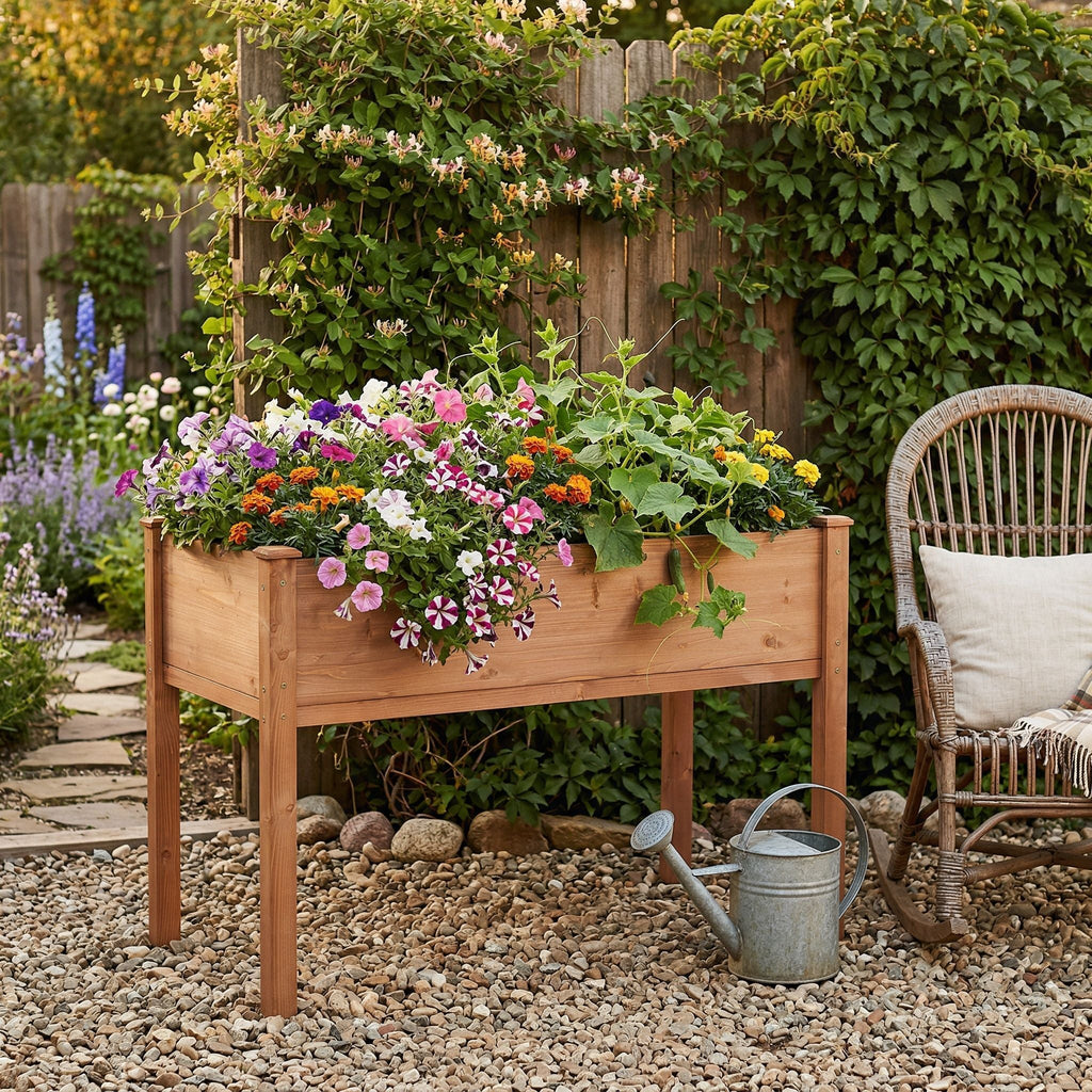 Elevated Raised Garden Bed For Outdoor Unique Piece Furniture