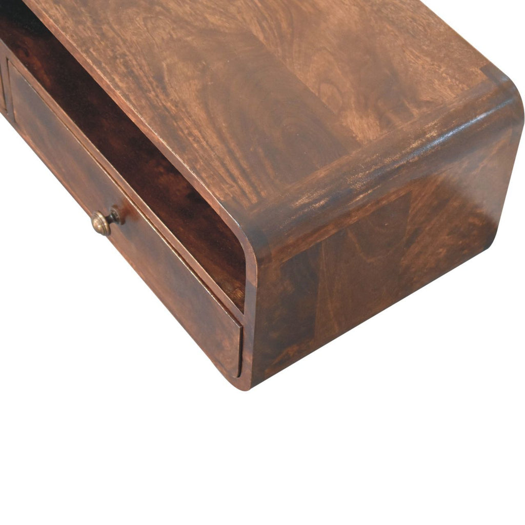 Floating Open Console - Walnut Unique Piece Furniture