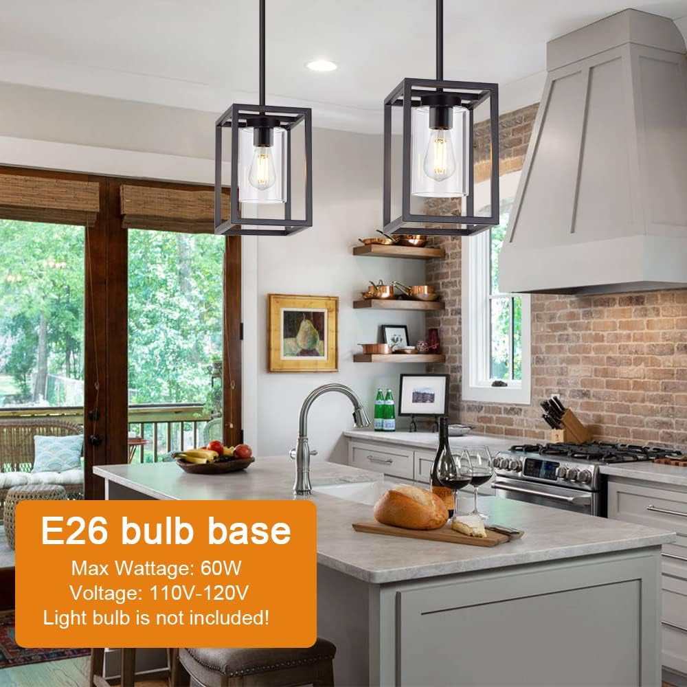 1 Light Farmhouse Pendant Lighting Farmhouse Decor