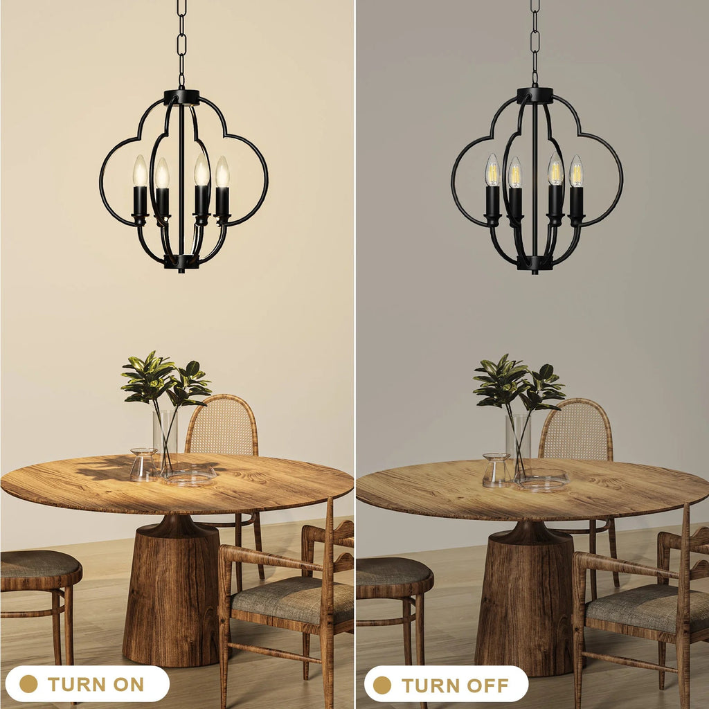 Farmhouse Candle Chandelier Light Fixture Farmhouse Decor