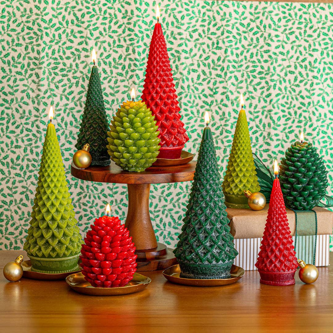 Accent Sculpted Tree Candle Forest Small Branches Designs