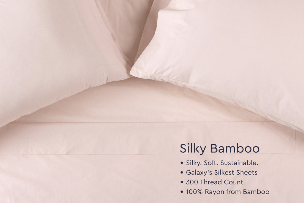 Silky Bamboo Bed Sheets Moon Pod