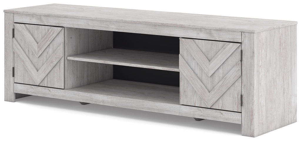 Cayboni - LG TV Stand With Fireplace Option Unique Piece Furniture
