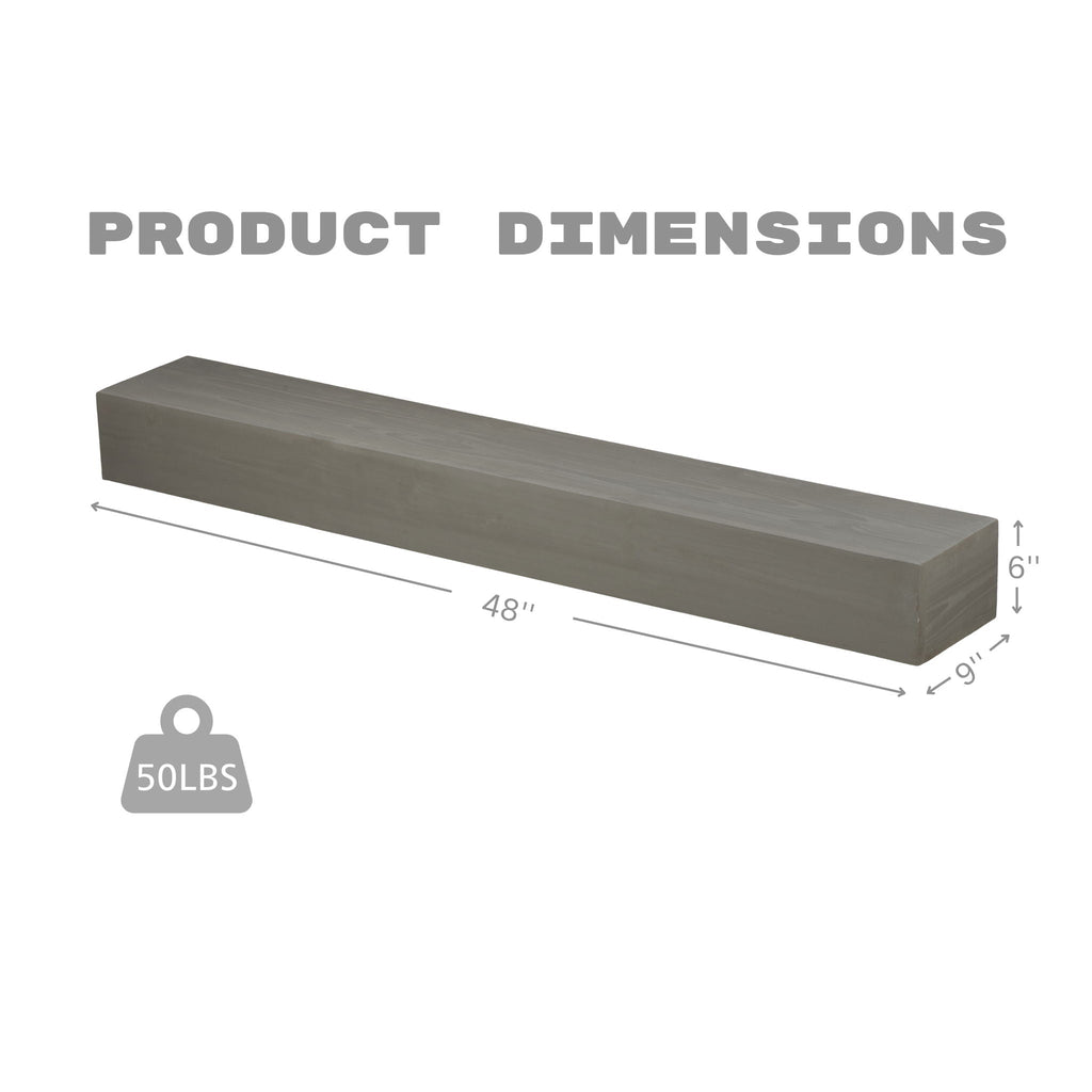 Fireplace Mantel Floating Shelf For Home Decor Unique Piece Furniture