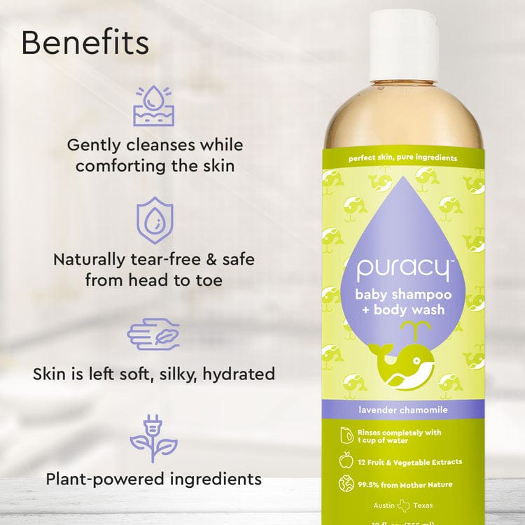 Baby Shampoo & Body Wash (Tear-Free) Puracy