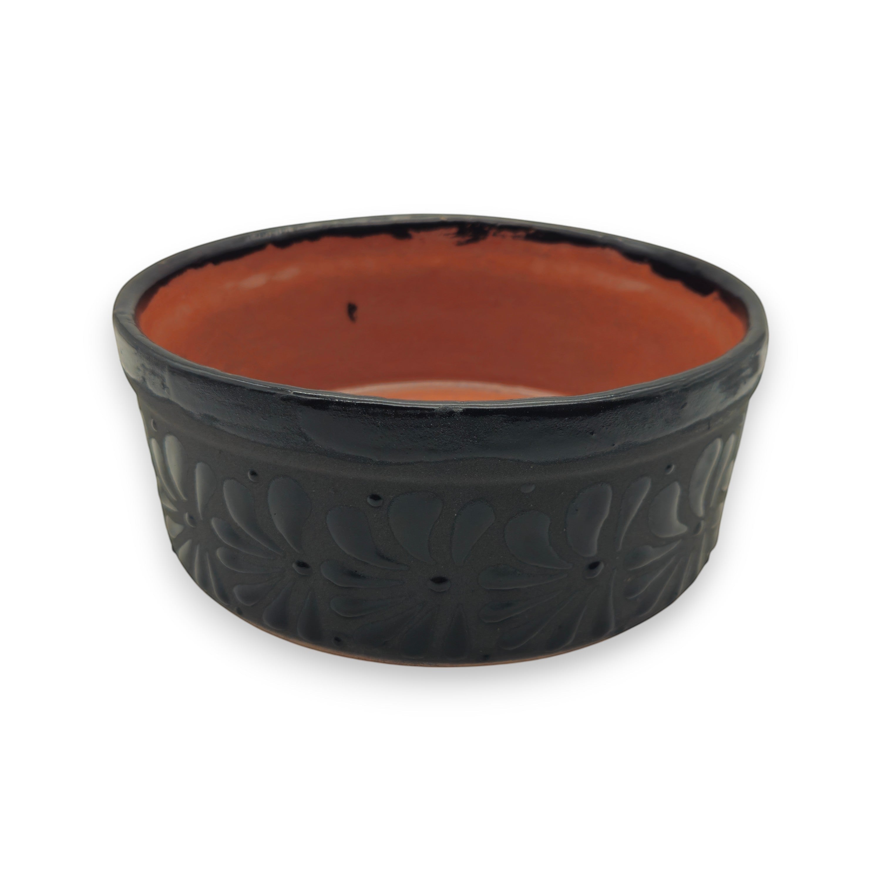 Black Talavera Tortilla Keeper | Handmade Ceramic Warmer The Talavera Hub
