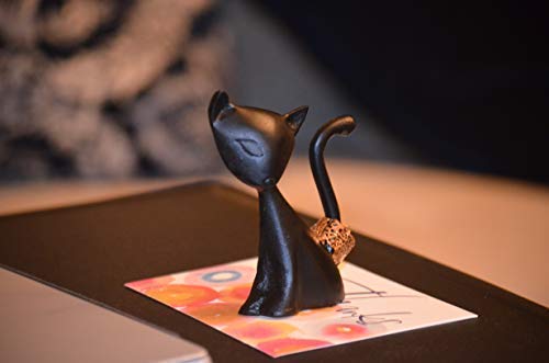 Vibhsa Cat Ring Holder (Black) Vibhsa