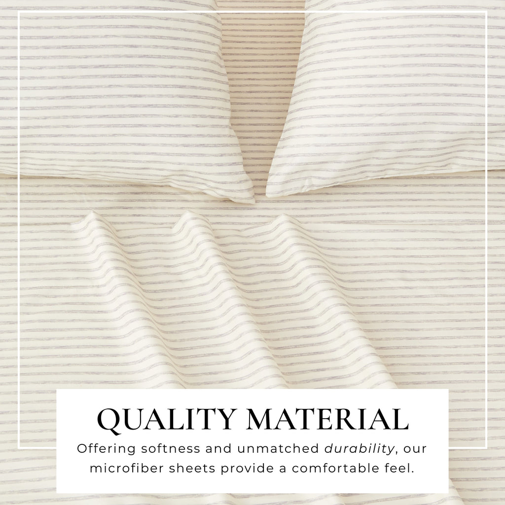 Striped Sheet Set - Evette Collection Great Bay Home