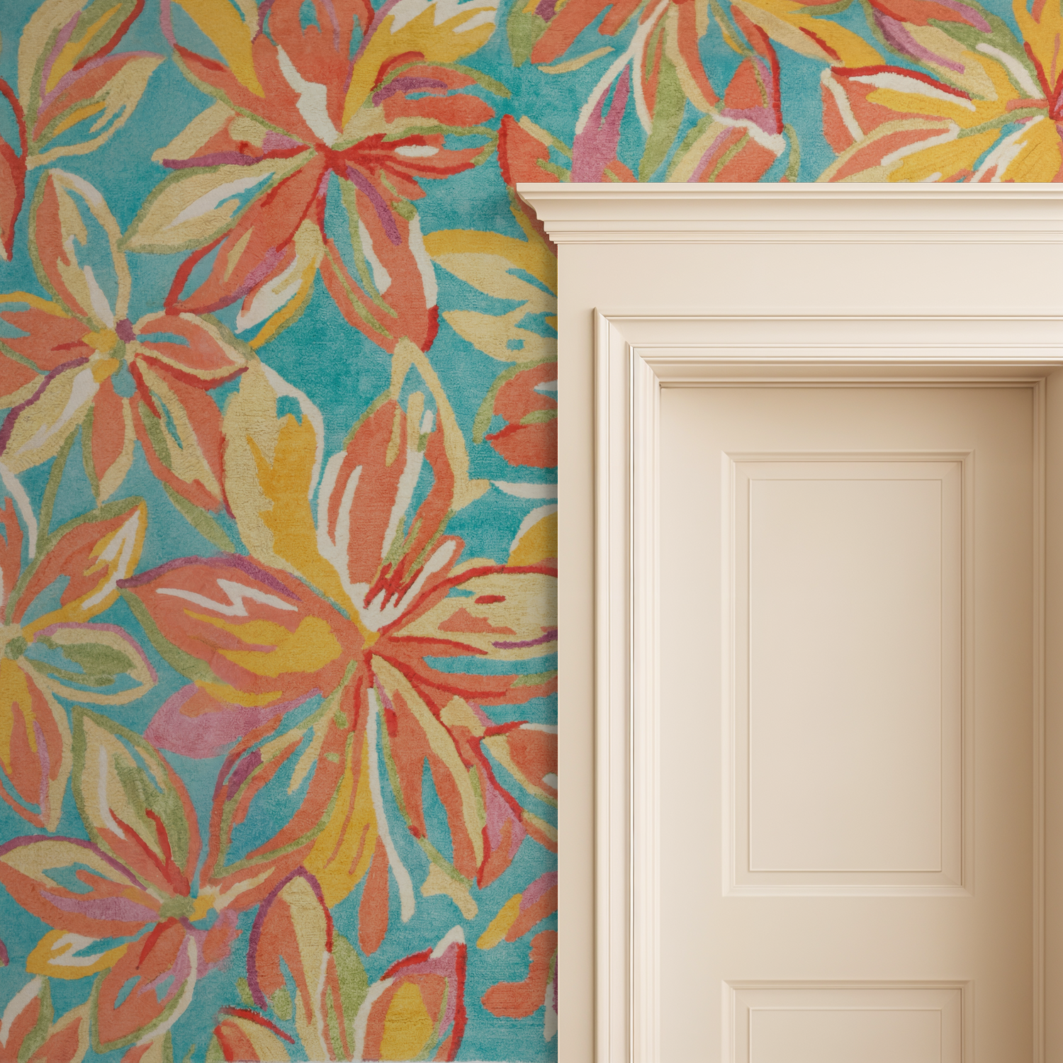 Bloomora Wallpaper WALL BLUSH