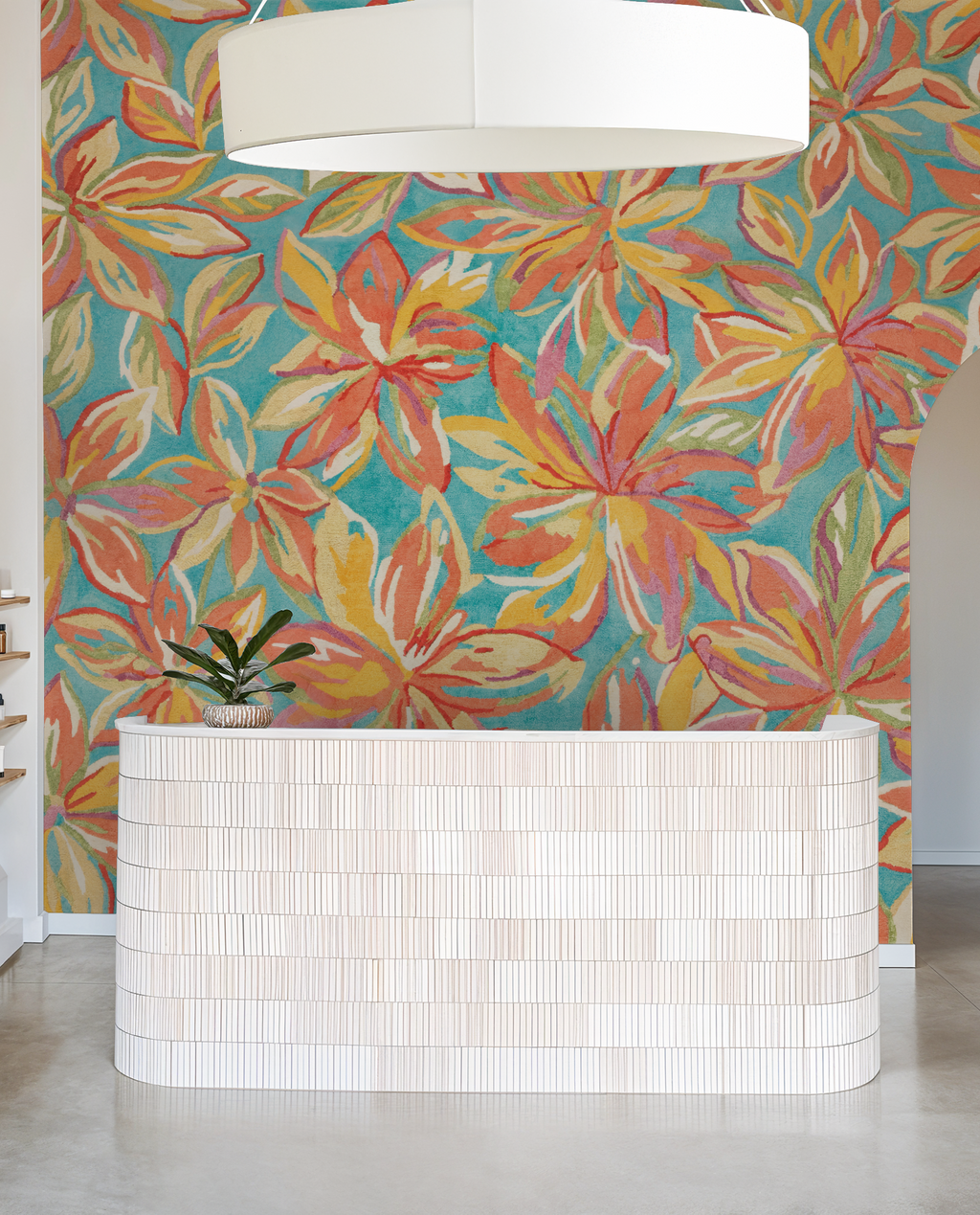 Bloomora Wallpaper WALL BLUSH