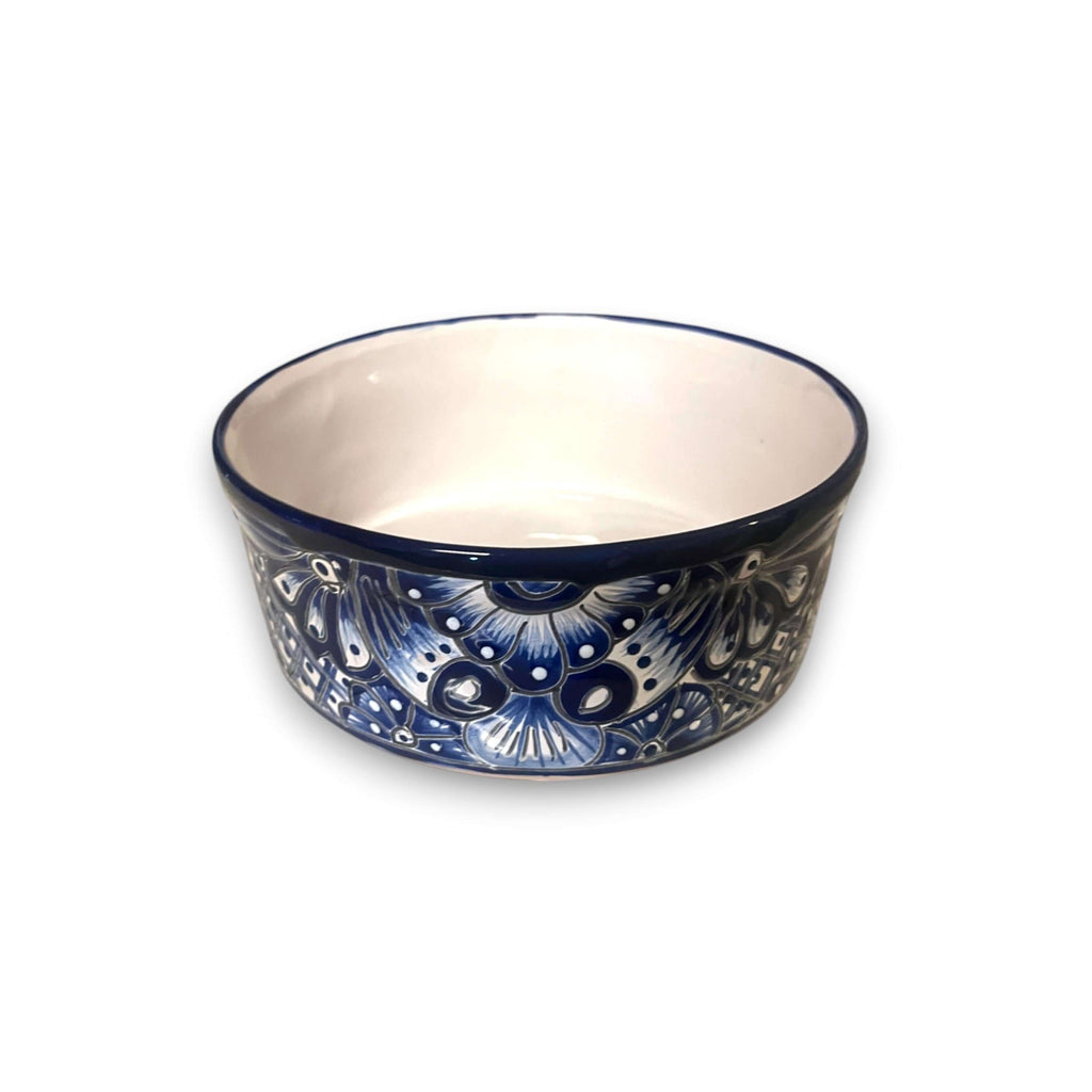 Blue & White Talavera Tortilla Warmer | Handmade Mexican Kitchenware The Talavera Hub