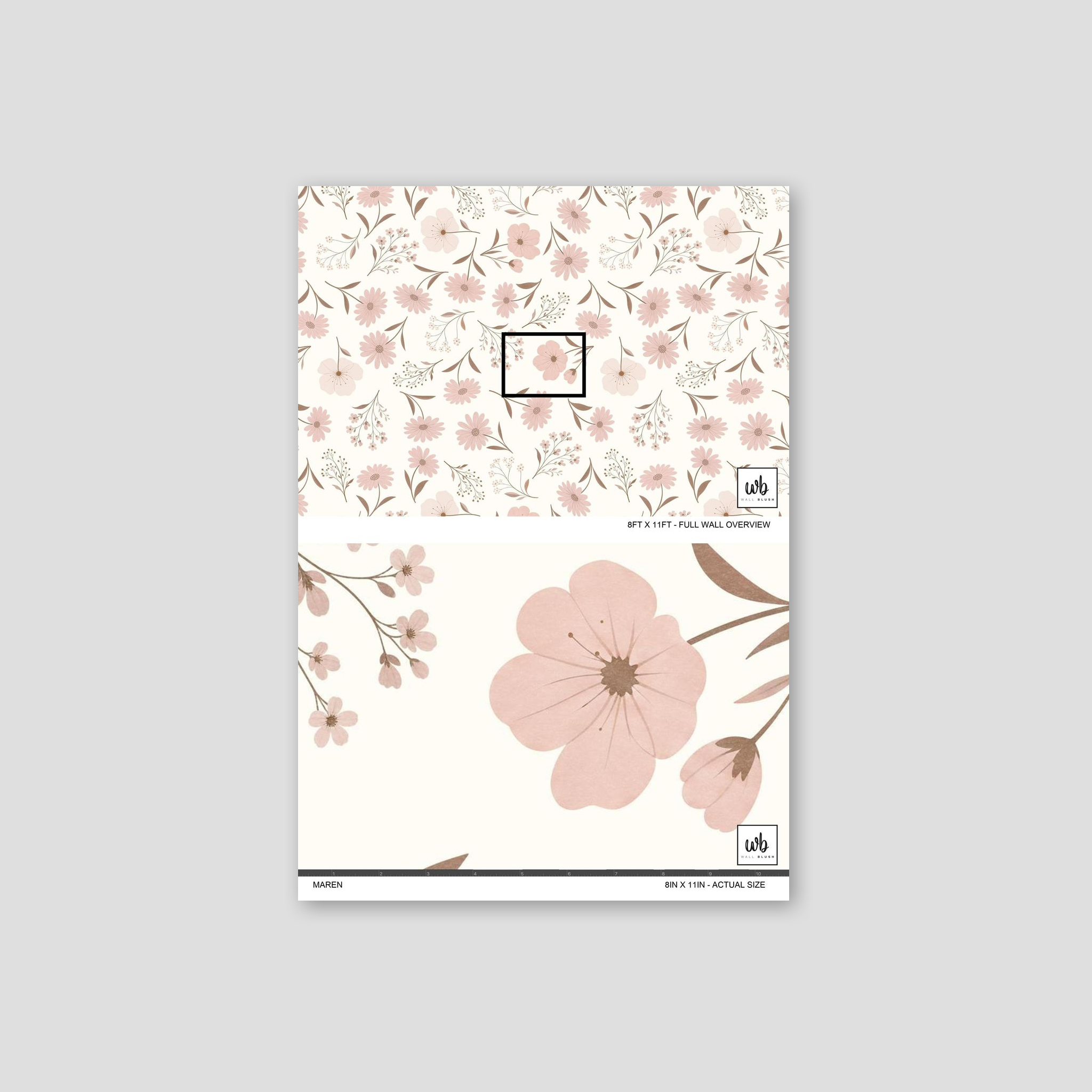 Maren Wallpaper WALL BLUSH
