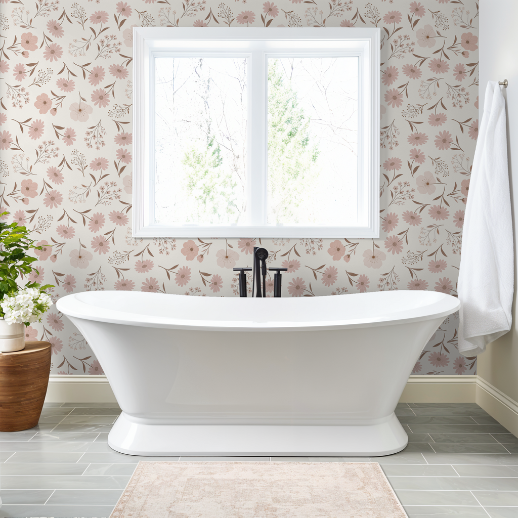 Maren Wallpaper WALL BLUSH