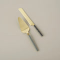 Bowie Cake Lift & Knife Set Tea + Linen