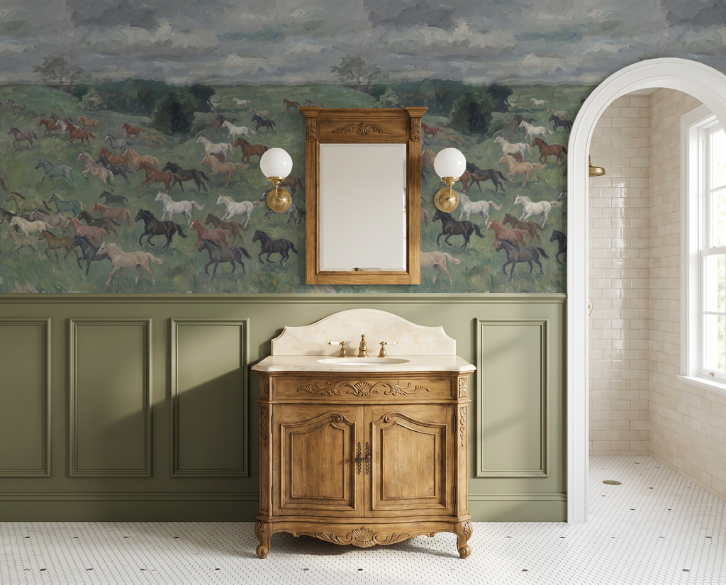 Bridlewood Wallpaper WALL BLUSH