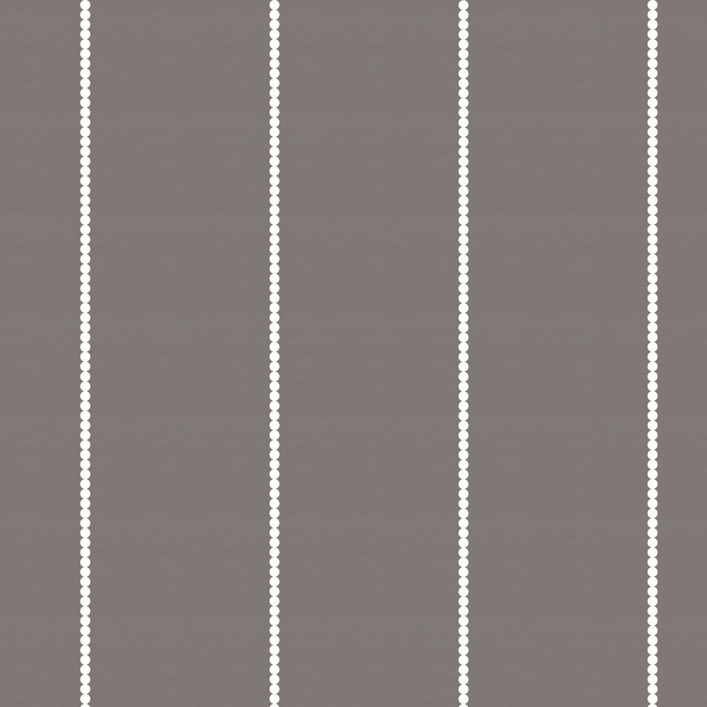 Pinstripe Dot (Brown) Wallpaper WALL BLUSH