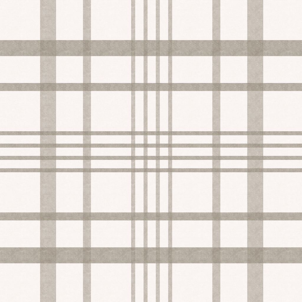 Ashford Plaid (Brown) Wallpaper WALL BLUSH