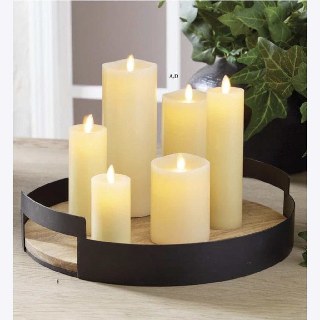 16 inch Black Metal Edge Wood Nesting Trays (Set of 2) Michelle's aDOORable Creations