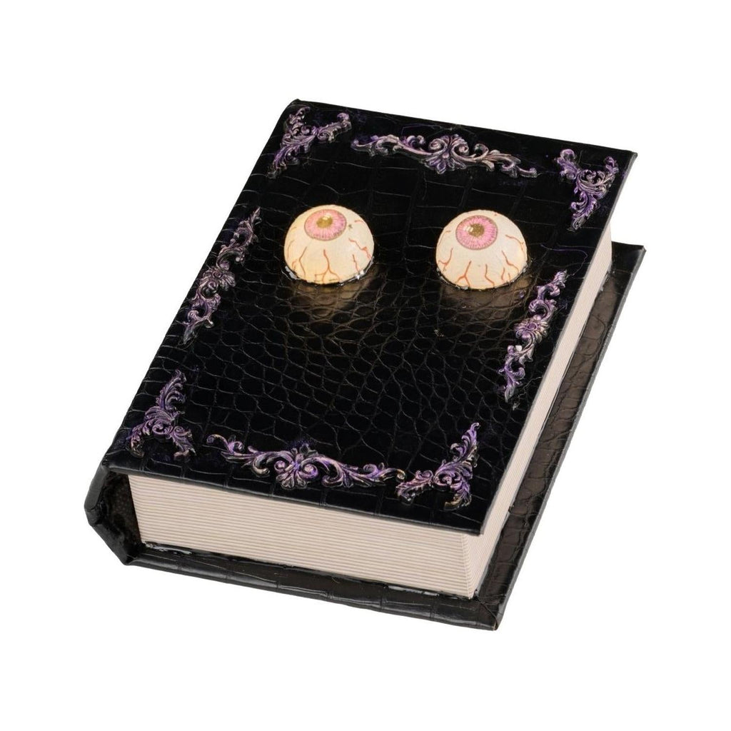 8.25" Lighted Halloween Book Eyeball Michelle's aDOORable Creations