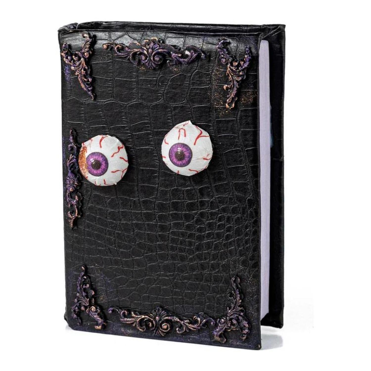 8.25" Lighted Halloween Book Eyeball Michelle's aDOORable Creations