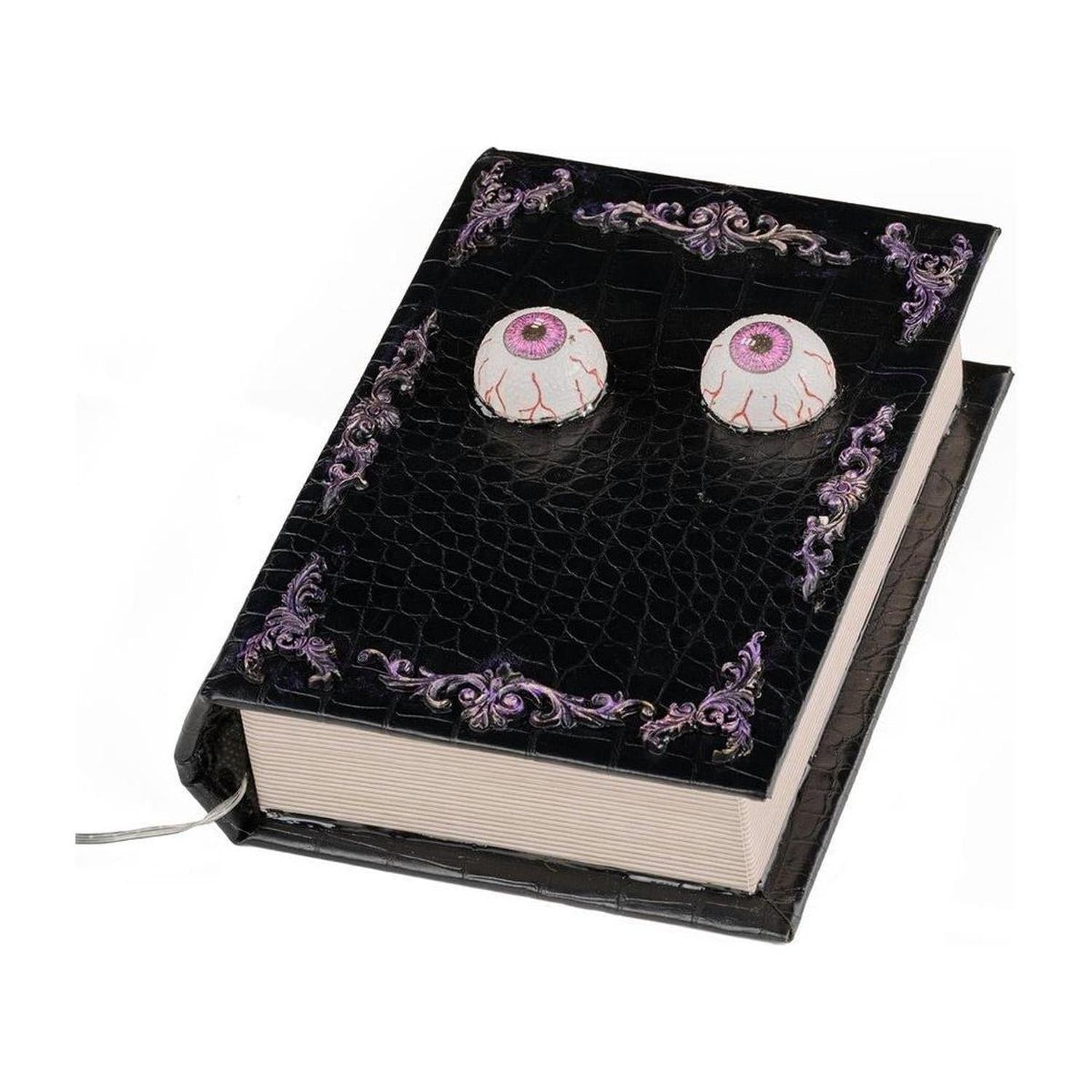 8.25" Lighted Halloween Book Eyeball Michelle's aDOORable Creations