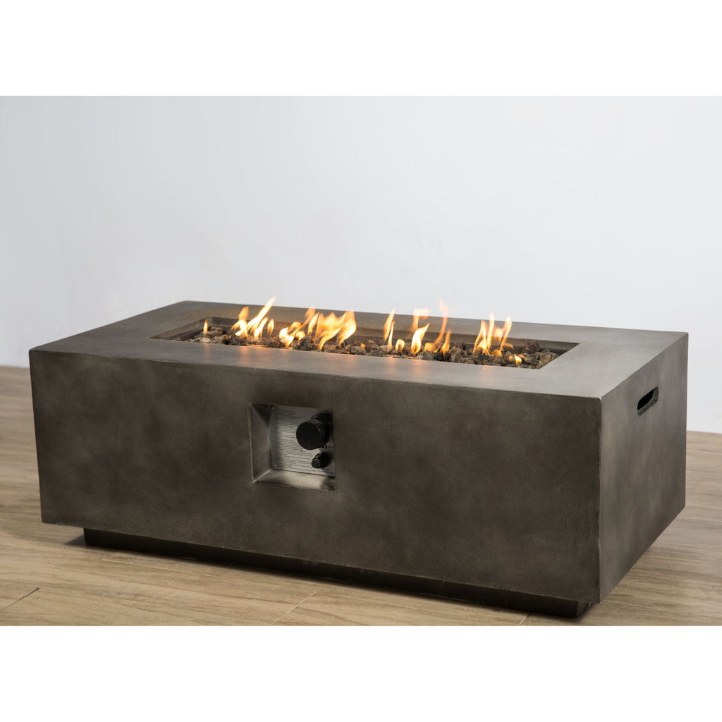 Lightweight Design Propane / Natural Gas Fire Pit Table Unique Piece Furniture