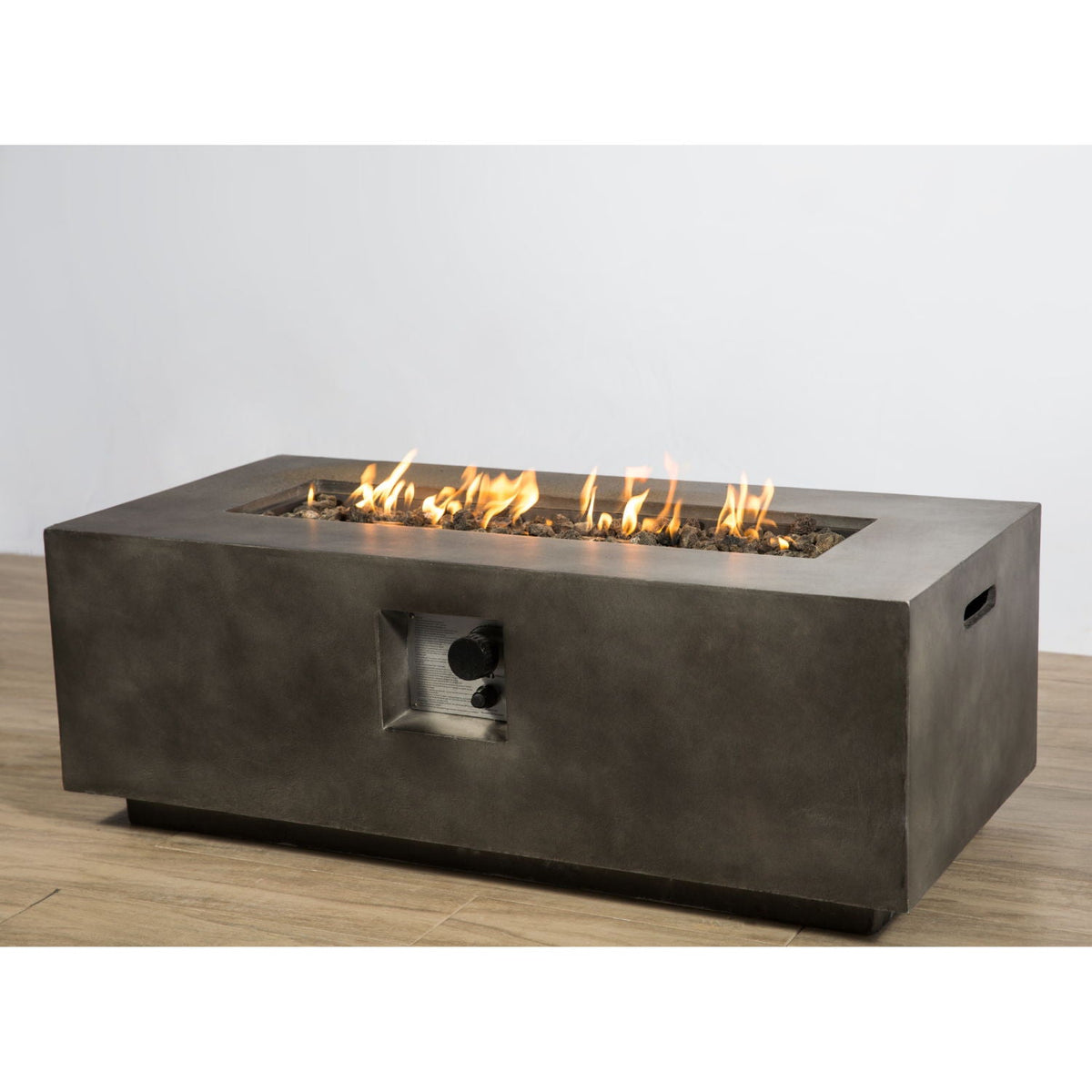Lightweight Design Propane / Natural Gas Fire Pit Table Unique Piece Furniture
