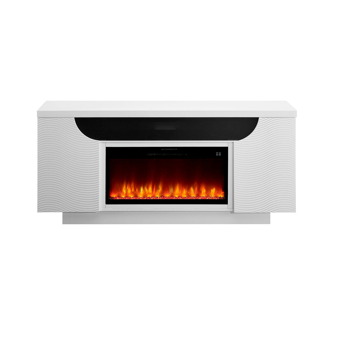Alessia - Electric Fireplace With Multi Color LED And Flame Settings Unique Piece Furniture