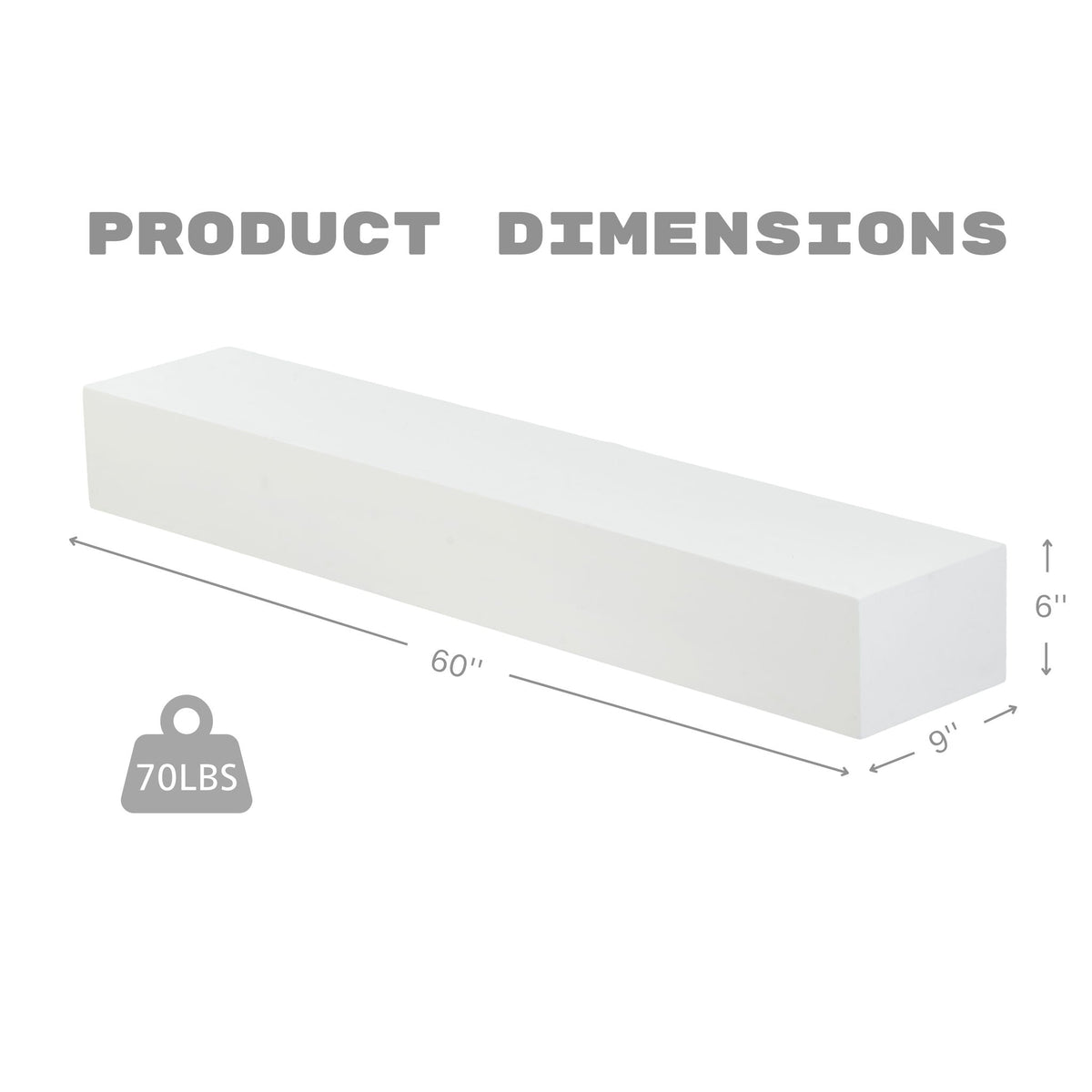 Fireplace Mantel Floating Shelf For Home Decor Unique Piece Furniture