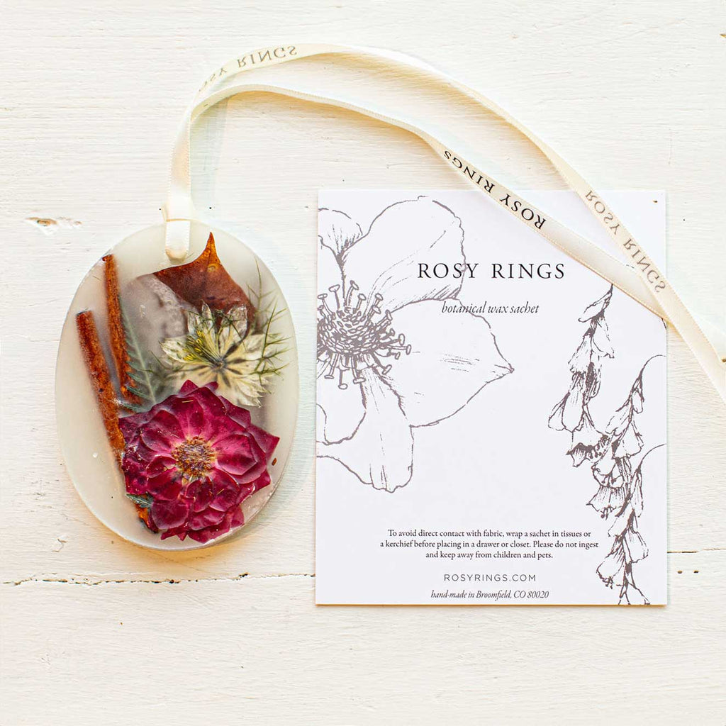 Petite Botanical Sachet - Spicy Apple Branches Designs