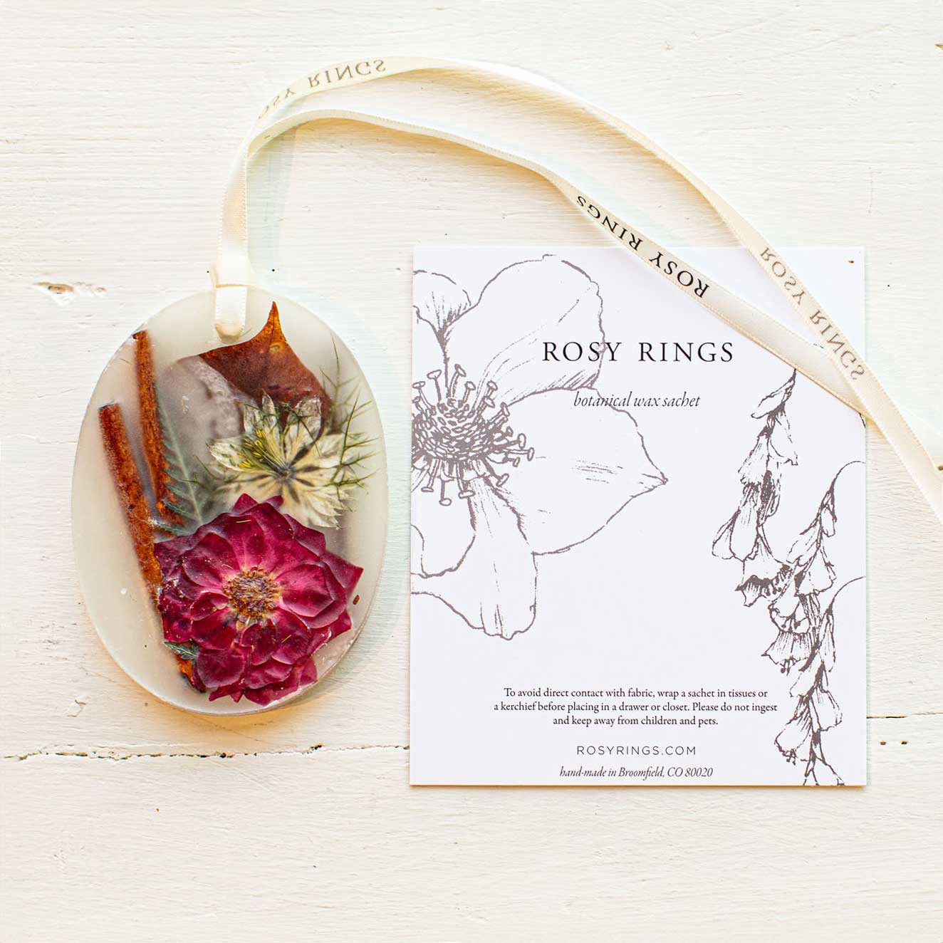 Petite Botanical Sachet - Spicy Apple Branches Designs