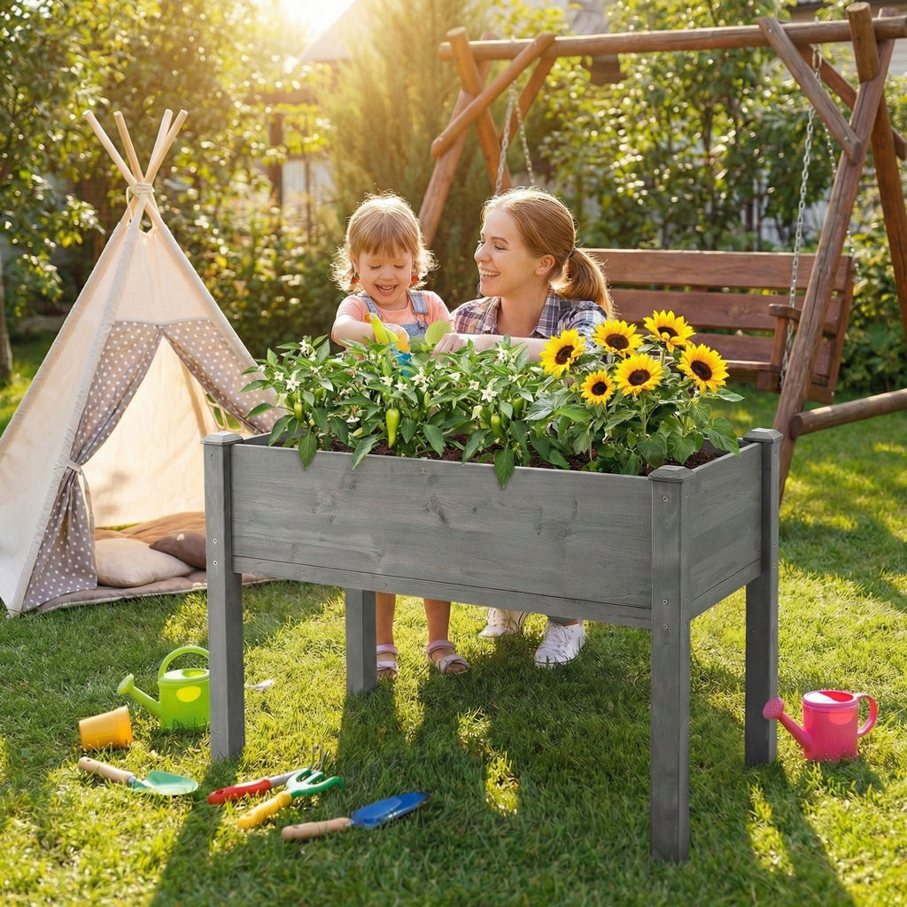 Elevated Raised Garden Bed For Outdoor Unique Piece Furniture