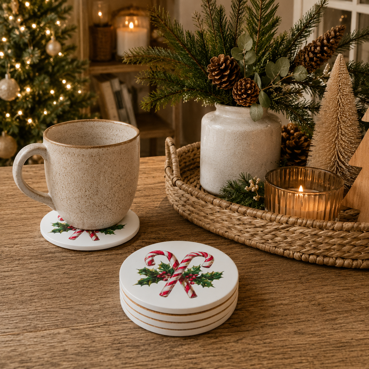 Christmas Coasters Gia Roma
