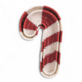 Nested Candy Cane Woven Baskets | 2 Sizes Rust & Cinder