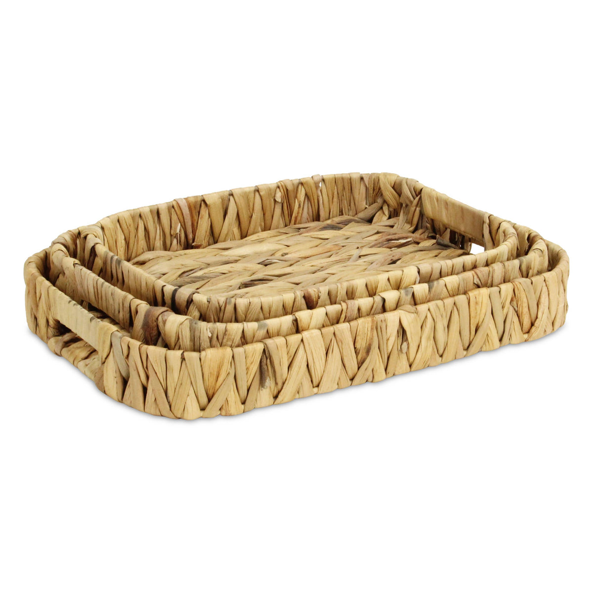 Laelia Hyacinth Woven Curved Baskets (3 Piece Set) Shop Fête